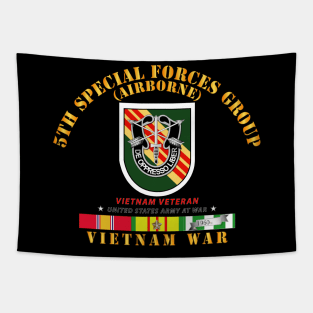 5th Special Forces Group w Flash  VN SVC Tapestry