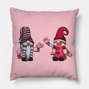 Cute Valentine’s Day Gnomes Pillow