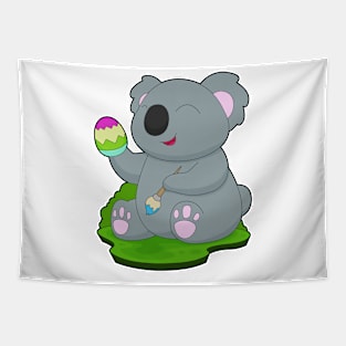 Koala Easter Easter Egg Painting Tapestry