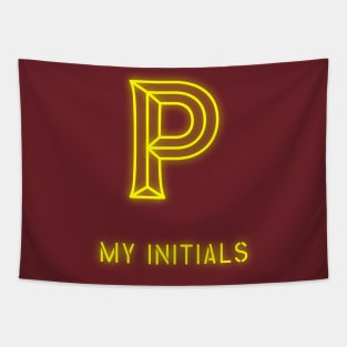 Letter P Letter Art Tapestry