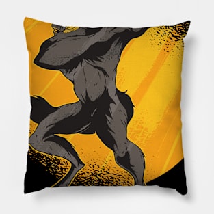 DAB dancing werewolf Pillow