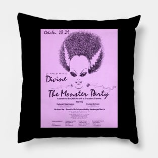 Divine The Monster Party 1978 Pillow