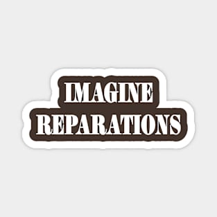 IMAGINE REPARATIONS -White - Front Magnet