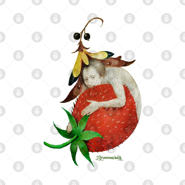 Strawberry Lover - Hieronymus Bosch by ArtOfSilentium