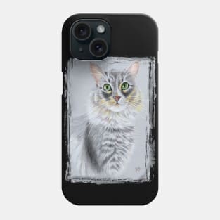 Meet Boaz. The rescue Cat that will steal your heart Phone Case