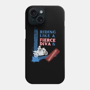 Fierce diva rider Phone Case