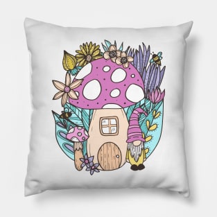 Gnome Home Pillow