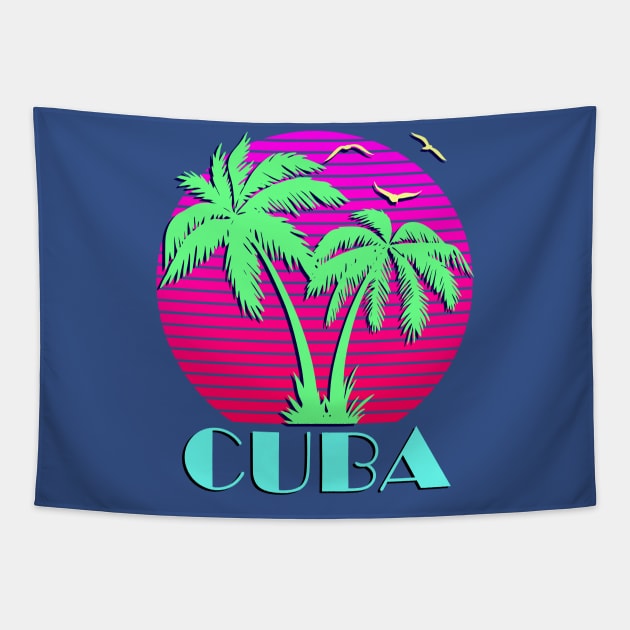 Cuba Tapestry by Nerd_art