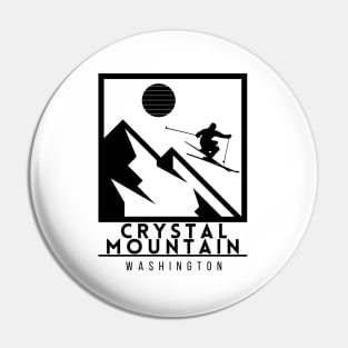 Crystal Mountain Washington United States Ski Pin