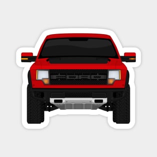 Raptor Race Red +hood decal Magnet