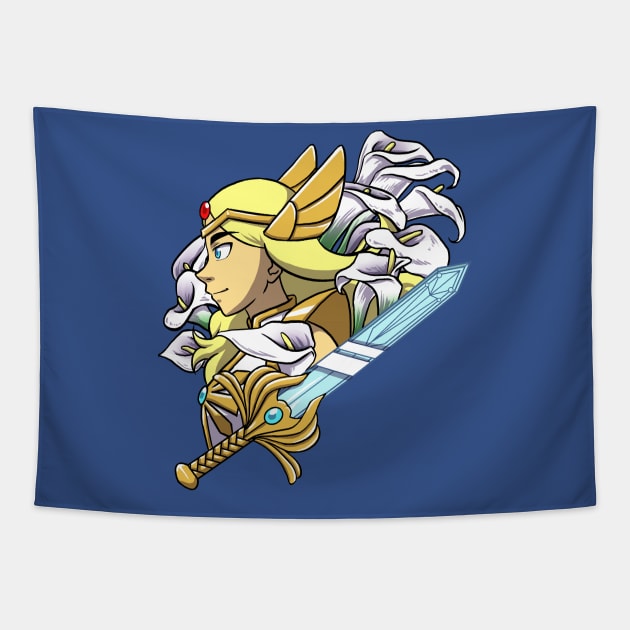 Calla Lily She-Ra Tapestry by NightGlimmer