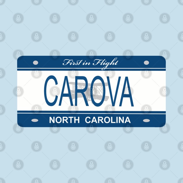 Carova NC Lic Plate by Trent Tides