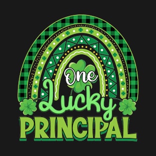 One Lucky Principal St Patricks Day Gift T-Shirt