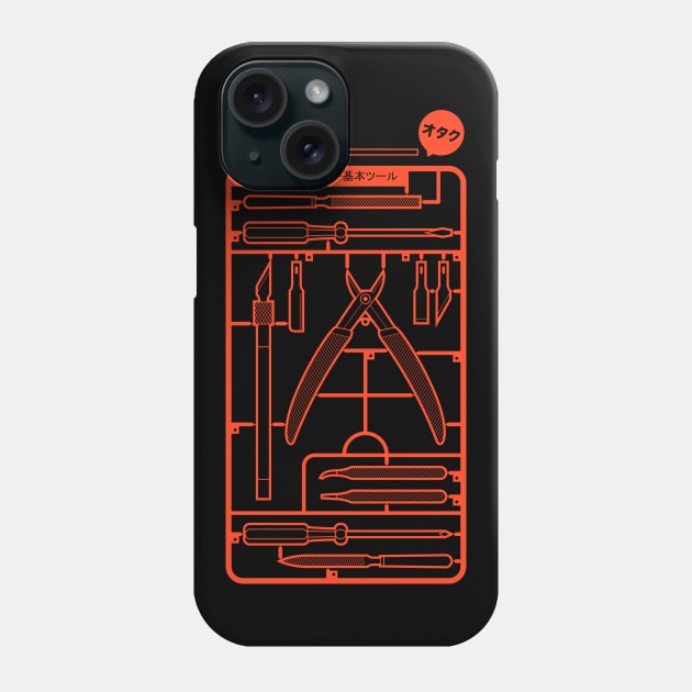 Builder's Basic Tools - Red version Phone Case by FunkyHusky