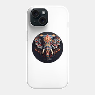 Mandala - Elephant 6 Phone Case