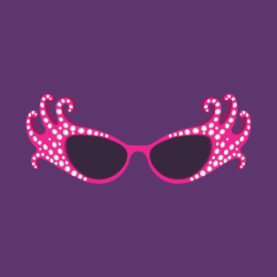 Magenta Glasses Edna T-Shirt