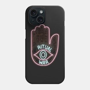 Spiritually aware - ritual war - Neon Sign pun Phone Case