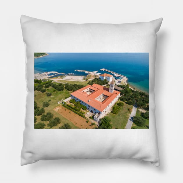 Kraj, island Pašman, Croatia Pillow by ivancoric