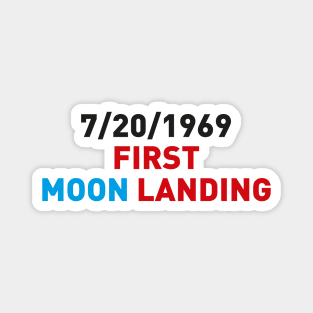 Apollo 11, 1969, First moon landing Magnet