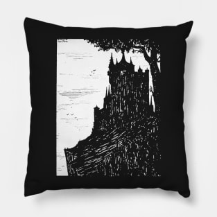 Castle On The Hill Pillow