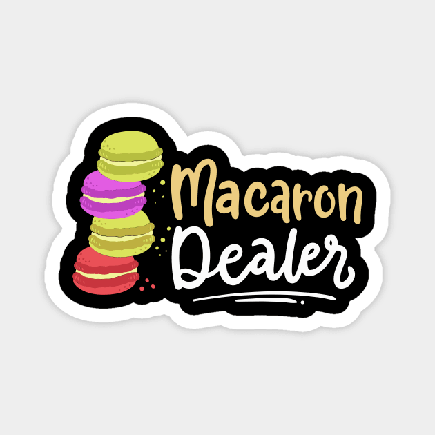 Macaron Dealer Dessert Magnet by maxcode