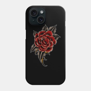 Rose Traditional Tattoo Phone Case