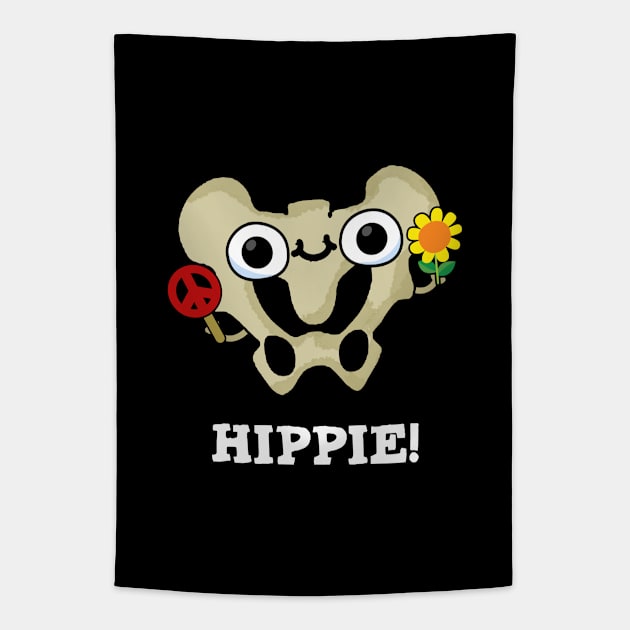 Hippie cute Hip Bone Pun Tapestry by punnybone