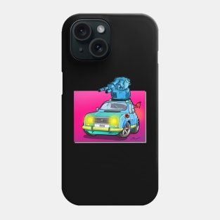 2D vintage car Phone Case