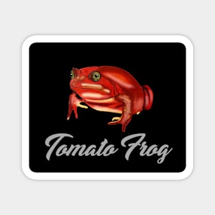 Tomato Frog Labeled Magnet