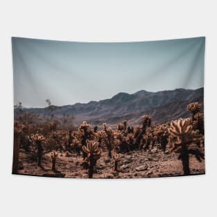 Photo of Cholla Cactus at Joshua Tree National Park V3 Tapestry