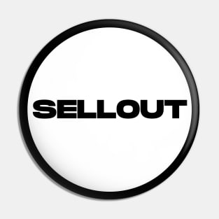 Sellout Circle (White) Pin