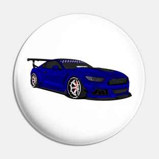 MUSTANG WIDEBODY NAVY Pin