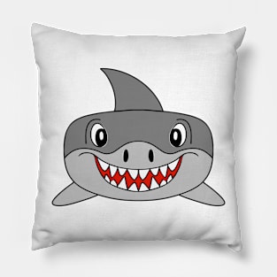 Happy Face, Shark Teeth Pillow
