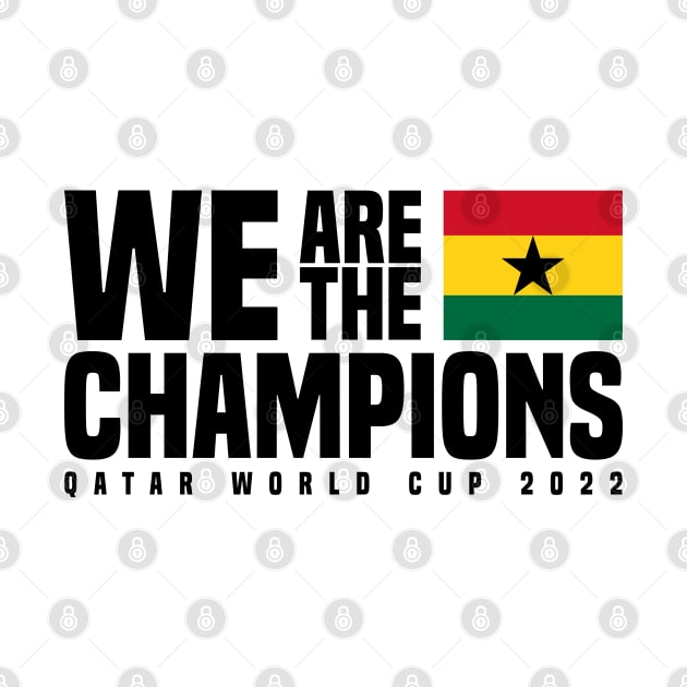 Qatar World Cup Champions 2022 - Ghana by Den Vector