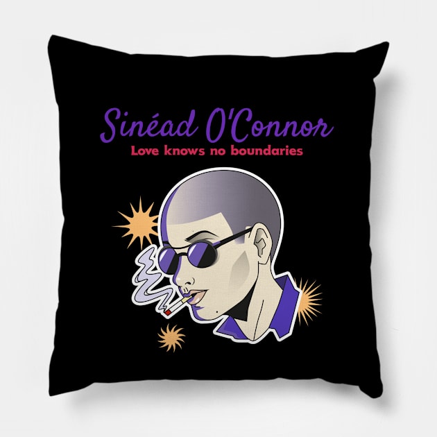 Love knows no boundaries sinead Oconnor Pillow by ShirtStyle Hubbb