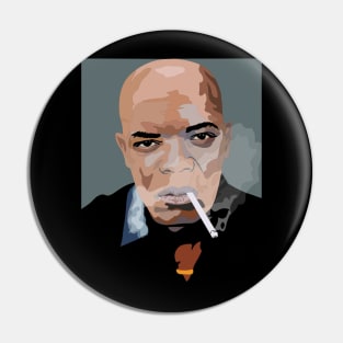 Samuel Jackson Portrait Pin