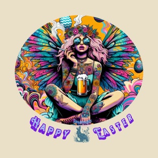 Psychedelic Swampfairy Easter T-Shirt