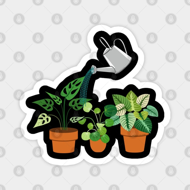 I Wet My Plants - Gardening Magnet by Designoholic