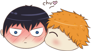 kagehina chu<3 Magnet