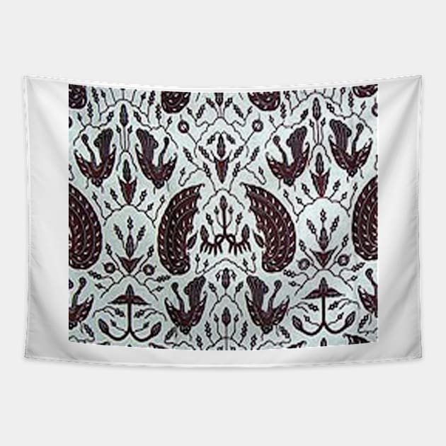 batik mask Tapestry by AMIN