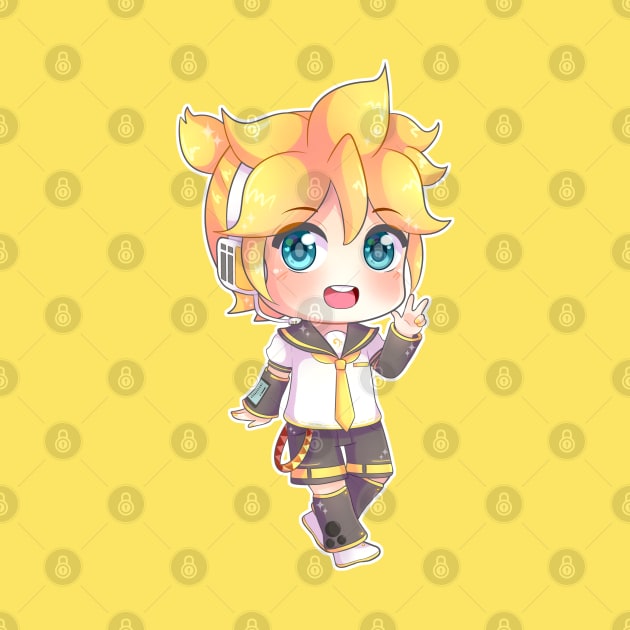 VOCALOID Kagamine Len chibi by Nadi-chan16