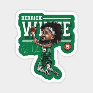 Derrick White Boston Cartoon Magnet