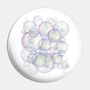 Pastel Bubbles Design Pin