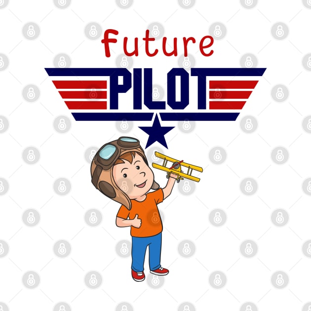 FUTURE PILOT Kids Shirt, First-time Flyer gift, First Toddler Flight by ScottyClub