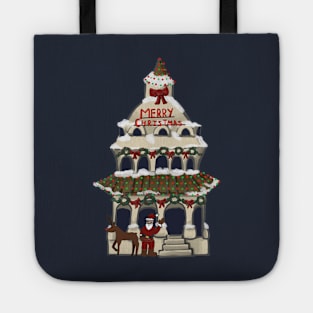 Christmas Town Gazebo Tote