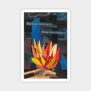 Set the World on Fire Collage Magnet