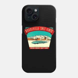 Bonneville Salt Flats Utah Vintage Phone Case