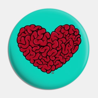 Brain/heart Pin