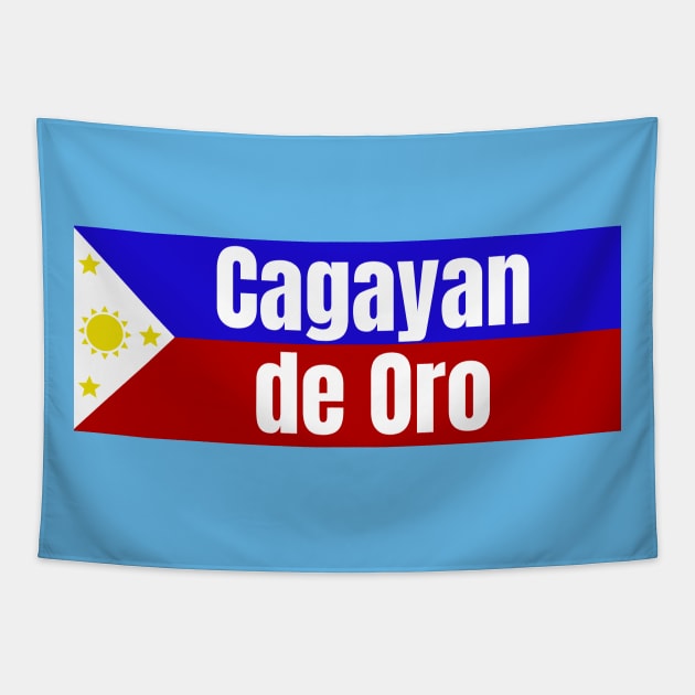 Cagayan de Oro City in Philippines Flag Tapestry by aybe7elf