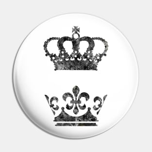 King and Queen Crown Pin